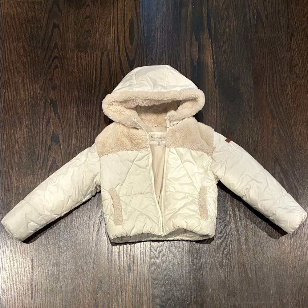 Koolaburra Cream Kids Puffer Jacket